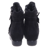 Prada Sneaker-Wedges in zwart