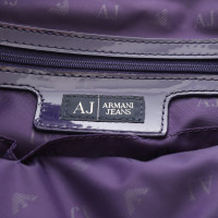 Armani Jeans Handtasche in Violett