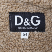 D&G Denim jas met namaakbont