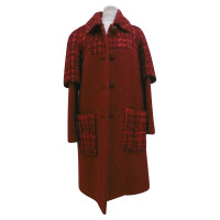 Chanel Giacca/Cappotto in Lana in Rosso