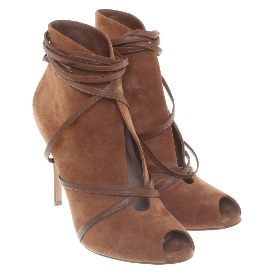 Gianvito Rossi Peep-toes in brown