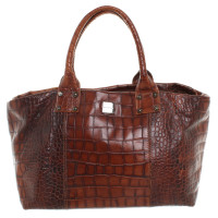 Baldinini Sac en simili cuir reptile