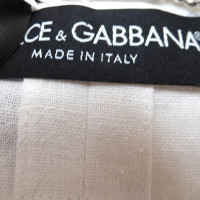 Dolce & Gabbana Leinenmantel mit Spitze