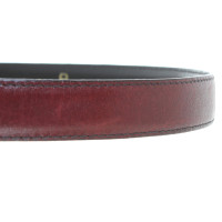 Aigner Leather belt in Bordeaux