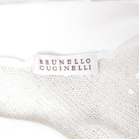 Brunello Cucinelli Strick in Weiß