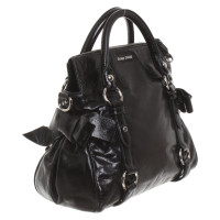 Miu Miu Handbag Leather in Black