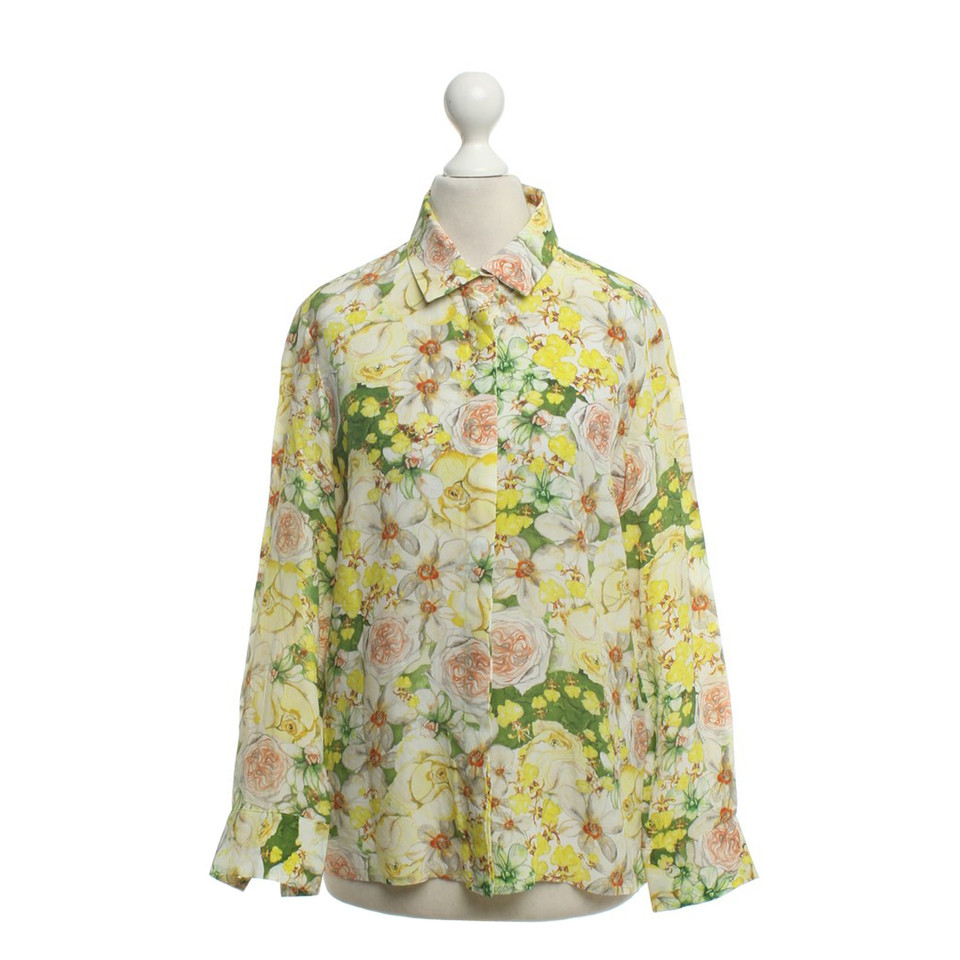 Andere merken Isolda - blouse met een bloemmotief