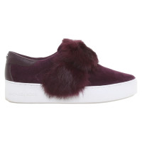 Michael Kors Trainers Leather in Bordeaux