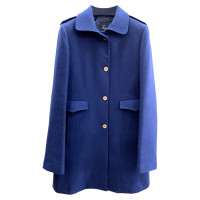 Fay Jacke/Mantel aus Wolle in Blau