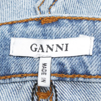 Ganni Denim rok in lichtblauw