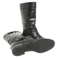 Tod's Bottes en Cuir en Noir