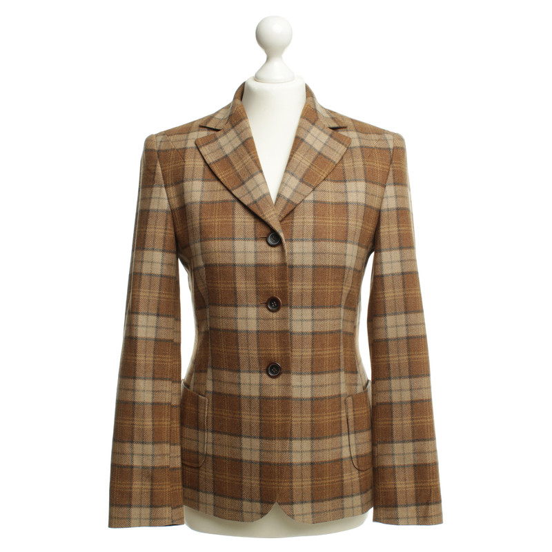 Windsor Wol Blazer met selectievakje patroon