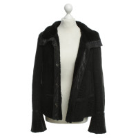 Armani Jeans Padded suede jacket