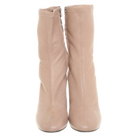 Acne Stiefel aus Leder in Nude