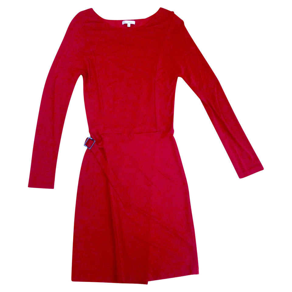 Les Petites Kleid aus Viskose in Rot