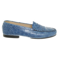 Unützer Loafers with reptile embossing
