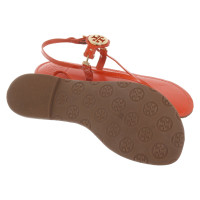 Tory Burch Sandals Patent leather in Orange