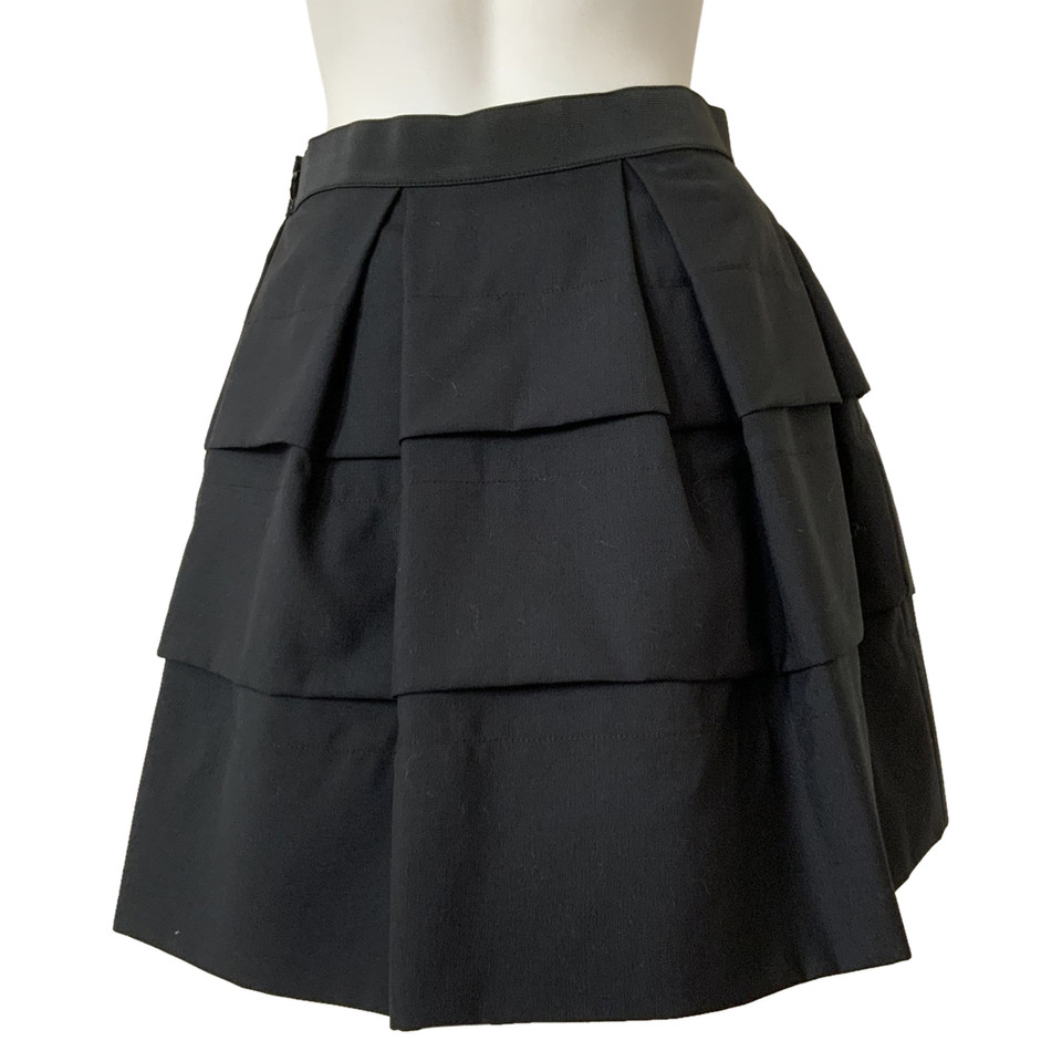 3.1 Phillip Lim Jupe en Laine en Noir