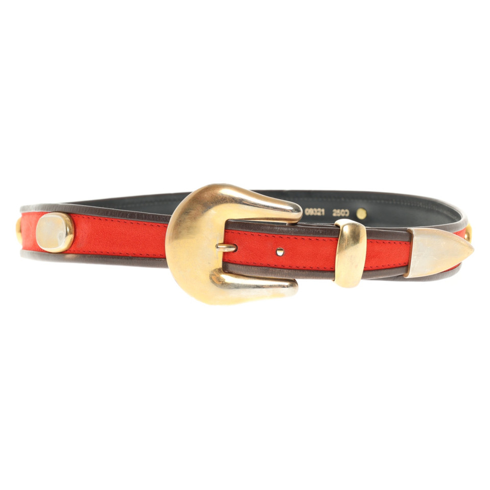 Escada Belt Leather in Red
