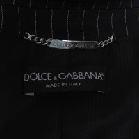 Dolce & Gabbana gessato tailleur pantalone