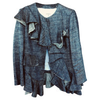 Dondup Giacca/Cappotto in Lino in Blu