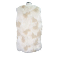 French Connection Fur coat in white