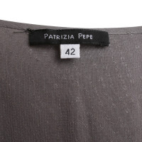 Patrizia Pepe Pailletten-Top in Grau