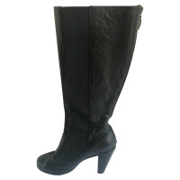 Dkny Black leather boots
