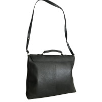 Orciani Travel bag Leather in Black