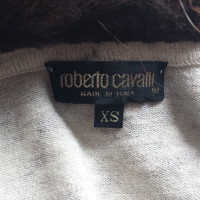 Roberto Cavalli Vest met vossenbont