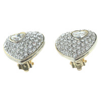Swarovski Clip earrings with heart motive