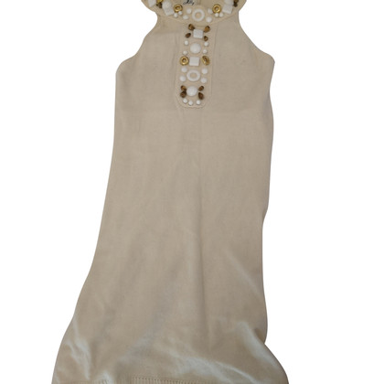 Milly Kleid aus Kaschmir in Weiß