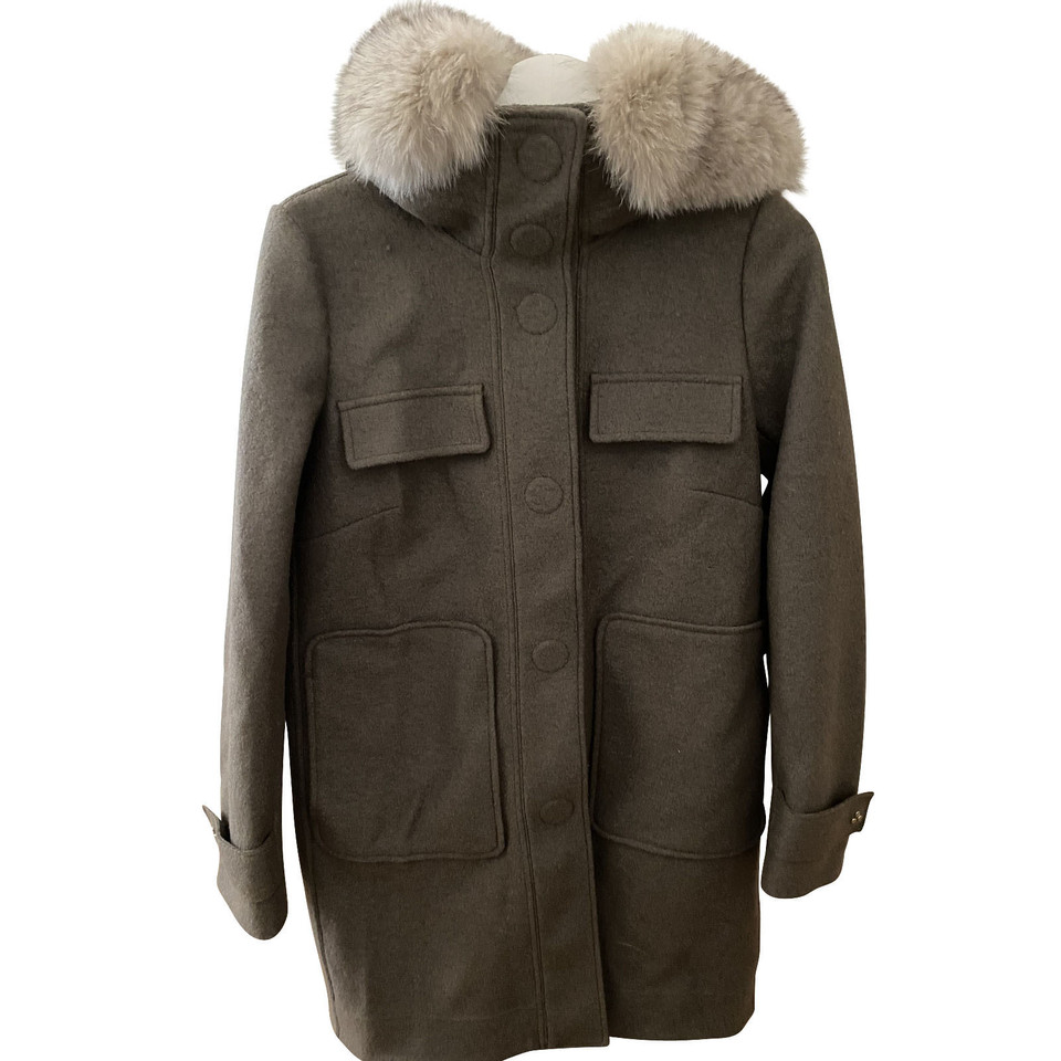 Peuterey Jacket/Coat Wool in Khaki