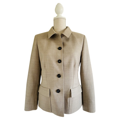 Akris Giacca/Cappotto in Lana in Beige