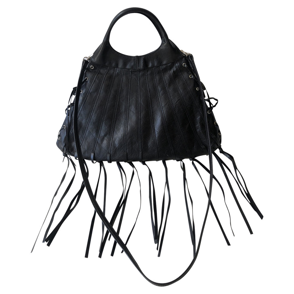 Tosca Blu Shoulder bag Leather in Black