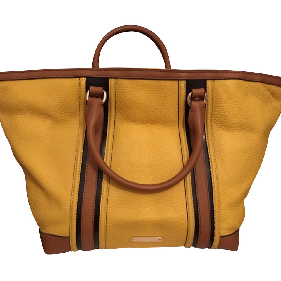 Burberry Timeless Burberry bag in brown / mustard