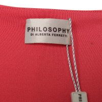 Philosophy Di Alberta Ferretti Cocktail jurk in oranje-rood