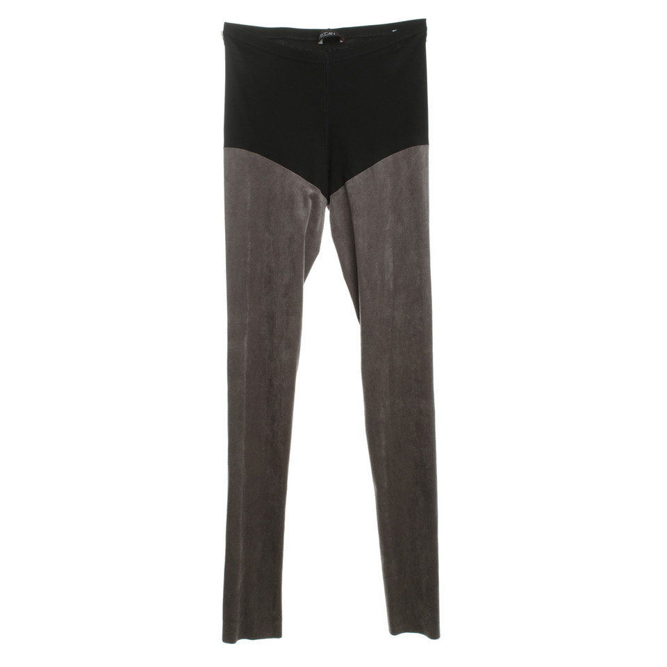 Marc Cain Suede leather look leggings