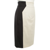 Laurèl Pencil skirt in black / beige