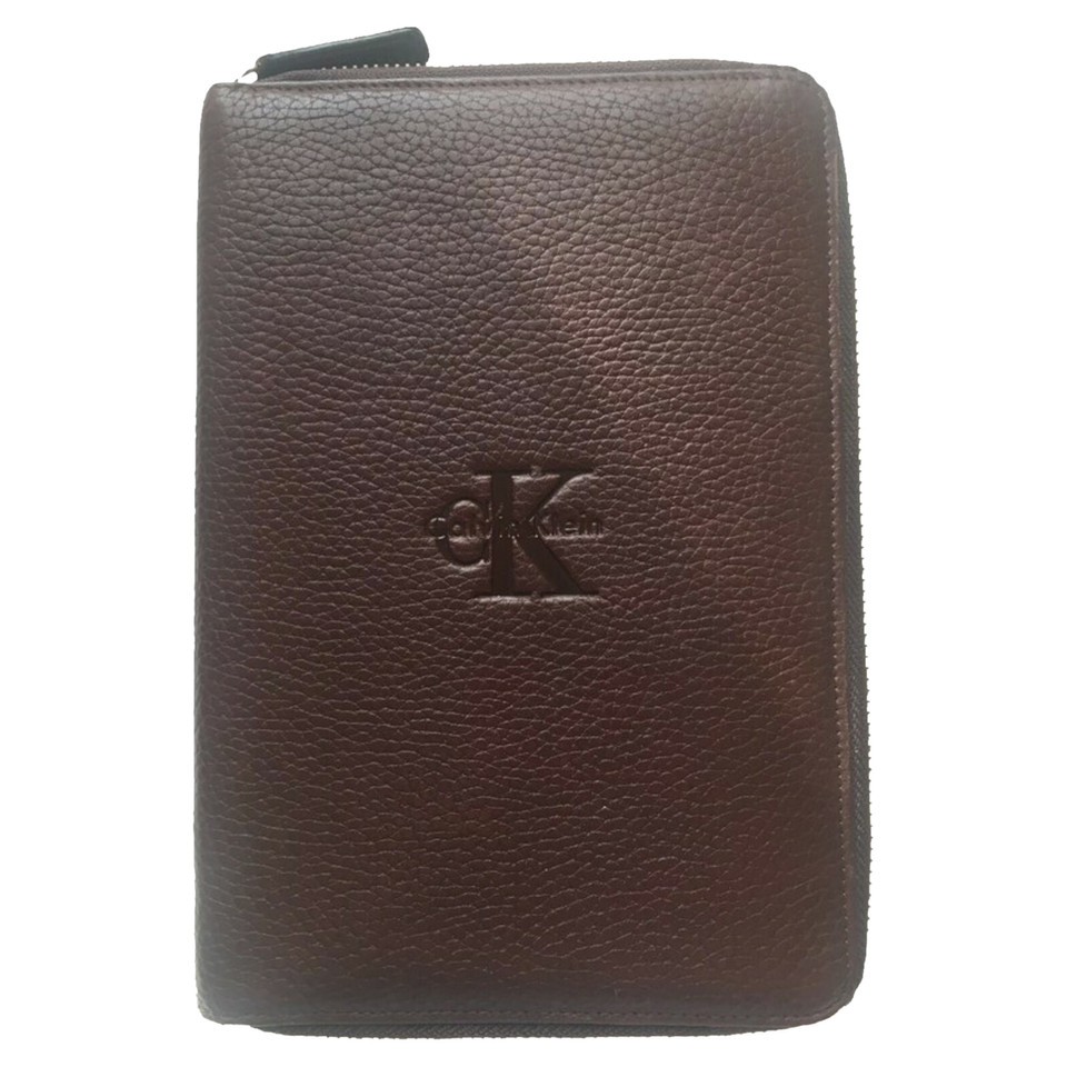 Calvin Klein Accessory Leather in Brown