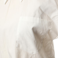 Prada Extravagante Bluse in Weiß