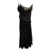 Moschino Kleid aus Seide in Schwarz