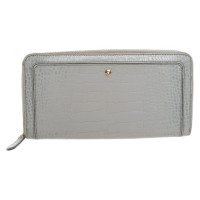 Mont Blanc Bag/Purse Leather in Grey