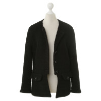 Chanel zwart wol jas