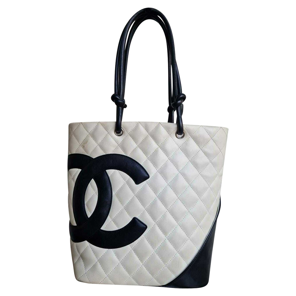 Chanel Cambon Bag Leather in White