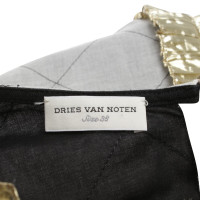 Dries Van Noten top with gold-colored details