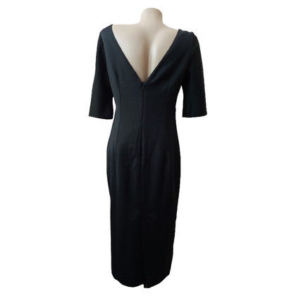 Massimo Dutti Kleid aus Wolle in Schwarz