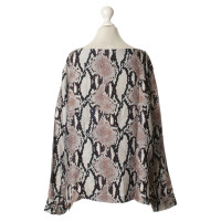 St. Emile Patterned silk blouse