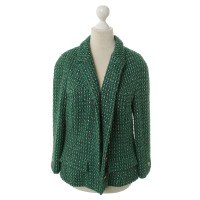 Chanel Jacket with green Web template