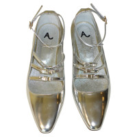 Alexa Chung Pumps/Peeptoes Leather in Silvery